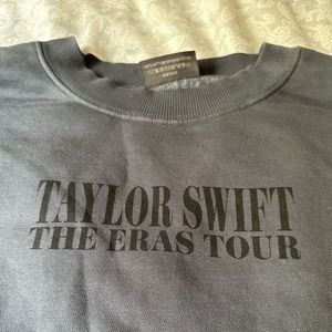 Taylor Swift The Eras Tour Blue Sweatshirt